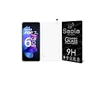 Saola Crystal Clear Screen Protector for Tecno POP 7 Pro | 9H Tempered Glass, Smooth Touch, Full Coverage, Case Friendly, 2-Step Installation Kit | Quick &amp; Easy Application (Pack of 1)
