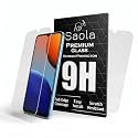 Saola Crystal Clear Screen Protector for Tecno Spark 9T | 9H Tempered Glass, Smooth Touch, Full Coverage, Case Friendly, 2-Step Installation Kit | Quick &amp; Easy Application (Pack of 1)