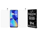Saola Crystal Clear Screen Protector for Tecno Spark 10 5G | 9H Tempered Glass, Smooth Touch, Full Coverage, Case Friendly, 2-Step Installation Kit | Quick &amp; Easy Application (Pack of 2)