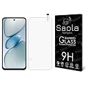 Saola Crystal Clear Screen Protector for Tecno Spark GO 1 | 9H Tempered Glass, Smooth Touch, Full Coverage, Case Friendly, 2-Step Installation Kit | Quick &amp; Easy Application (Pack of 1)