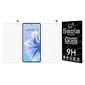 Saola Crystal Clear Screen Protector for Tecno Camon 20 | 9H Tempered Glass, Smooth Touch, Full Coverage, Case Friendly, 2-Step Installation Kit | Quick &amp; Easy Application (Pack of 2)