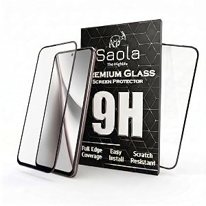 saola crystal clear screen protector for vivo y31 pro 5g  9h tempered glass smooth touch full coverage case friendly 2-step installation kit  quick amp easy application pack of 1