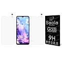 Saola Crystal Clear Screen Protector for Vivo Y28 5G | 9H Tempered Glass, Smooth Touch, Full Coverage, Case Friendly, 2-Step Installation Kit | Quick &amp; Easy Application (Pack of 2)