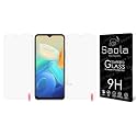 Saola Crystal Clear Screen Protector for Vivo Y75 5G | 9H Tempered Glass, Smooth Touch, Full Coverage, Case Friendly, 2-Step Installation Kit | Quick &amp; Easy Application (Pack of 2)