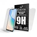 Saola Crystal Clear Screen Protector for Vivo T1 5G | 9H Tempered Glass, Smooth Touch, Full Coverage, Case Friendly, 2-Step Installation Kit | Quick &amp; Easy Application (Pack of 2)