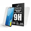 Saola Crystal Clear Screen Protector for Vivo Y20 | 9H Tempered Glass, Smooth Touch, Full Coverage, Case Friendly, 2-Step Installation Kit | Quick &amp; Easy Application (Pack of 2)