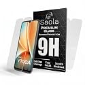 Saola Crystal Clear Screen Protector for Vivo Y100A | 9H Tempered Glass, Smooth Touch, Full Coverage, Case Friendly, 2-Step Installation Kit | Quick &amp; Easy Application (Pack of 2)