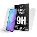 Saola Crystal Clear Screen Protector for Vivo S1 Pro | 9H Tempered Glass, Smooth Touch, Full Coverage, Case Friendly, 2-Step Installation Kit | Quick &amp; Easy Application (Pack of 2)