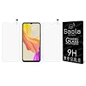 Saola Crystal Clear Screen Protector for Vivo Y18e | 9H Tempered Glass, Smooth Touch, Full Coverage, Case Friendly, 2-Step Installation Kit | Quick &amp; Easy Application (Pack of 2)
