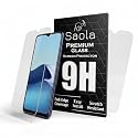 Saola Crystal Clear Screen Protector for Vivo Y20A | 9H Tempered Glass, Smooth Touch, Full Coverage, Case Friendly, 2-Step Installation Kit | Quick &amp; Easy Application (Pack of 2)