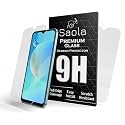Saola Crystal Clear Screen Protector for Vivo Y02s | 9H Tempered Glass, Smooth Touch, Full Coverage, Case Friendly, 2-Step Installation Kit | Quick &amp; Easy Application (Pack of 2)