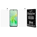 Saola Crystal Clear Screen Protector for Vivo Y28e 5G | 9H Tempered Glass, Smooth Touch, Full Coverage, Case Friendly, 2-Step Installation Kit | Quick &amp; Easy Application (Pack of 2)