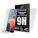 Saola Crystal Clear Screen Protector for Vivo IQOO Z5 5G | 9H Tempered Glass, Smooth Touch, Full Coverage, Case Friendly, 2-Step Installation Kit | Quick &amp; Easy Application (Pack of 2)