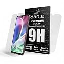 Saola Crystal Clear Screen Protector for Vivo Y28s | 9H Tempered Glass, Smooth Touch, Full Coverage, Case Friendly, 2-Step Installation Kit | Quick &amp; Easy Application (Pack of 2)