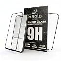 Saola® HD+ Oleophobic Tempered Glass For Apple Iphone 17 Air (Pack Of 2) with Hassle-less Installation Kit. Full screen Coverage. 6.5 inch