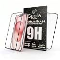 Saola® HD+ Oleophobic Tempered Glass For Apple Iphone 15 Plus (Pack Of 2) with Hassle-less Installation Kit. Full screen Coverage. 6.7 inch