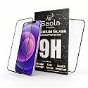 Saola® HD+ Oleophobic Tempered Glass For Apple Iphone 12 mini (Pack Of 2) with Hassle-less Installation Kit. Full screen Coverage. 5.4 inch