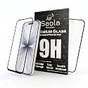 Saola® HD+ Oleophobic Tempered Glass For Apple Iphone 17 (PACK OF 1) with Hassle-less Installation Kit. Full screen Coverage. 6.3 inch