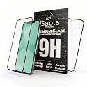 Saola® HD+ Oleophobic Tempered Glass For Apple Iphone XS Max (PACK OF 1) with Hassle-less Installation Kit. Full screen Coverage. 6.5 inch