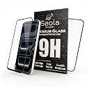 Saola® HD+ Oleophobic Tempered Glass For Apple Iphone 17 Pro (Pack Of 2) with Hassle-less Installation Kit. Full screen Coverage. 6.3 inch