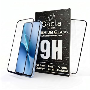 saola hd oleophobic tempered glass for iqoo z11x 5g pack of 2 with hassle-less installation kit full screen coverage 678 inch