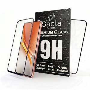 saola hd oleophobic tempered glass for iqoo neo 10 pack of 1 with hassle-less installation kit full screen coverage 678 inch