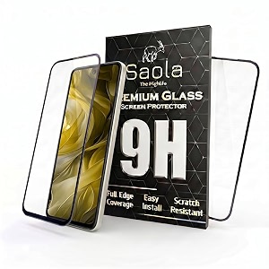 saola hd oleophobic tempered glass for lava blaze duo 3 pack of 1 with hassle-less installation kit full screen coverage 667 inch