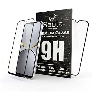 saola hd oleophobic tempered glass for lava yuva star 3 pack of 1 with hassle-less installation kit full screen coverage 675 inch