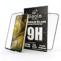 Saola® HD+ Oleophobic Tempered Glass For Lava Blaze duo 3 (PACK OF 1) with Hassle-less Installation Kit. Full screen Coverage. 6.67 inch