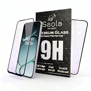 saola hd oleophobic tempered glass for oneplus nord ce 6 pack of 2 with hassle-less installation kit full screen coverage 678 inch