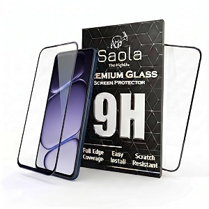 saola hd oleophobic tempered glass for oneplus nord ce 6 lite pack of 1 with hassle-less installation kit full screen coverage 672 inch