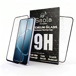 saola hd oleophobic tempered glass for oppo k14x 5g pack of 2 with hassle-less installation kit full screen coverage 675 inch