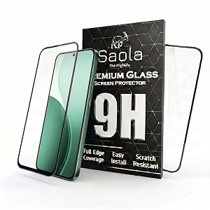 saola hd oleophobic tempered glass for oppo f33 pro 5g pack of 1 with hassle-less installation kit full screen coverage 657 inch