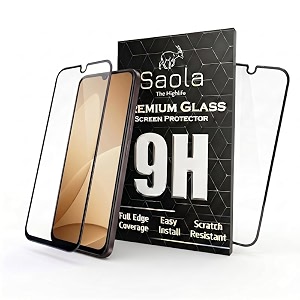 saola hd oleophobic tempered glass for oppo a6c 4g pack of 1 with hassle-less installation kit full screen coverage 675 inch