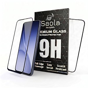 saola hd oleophobic tempered glass for oppo reno 15c 5g pack of 1 with hassle-less installation kit full screen coverage 659 inch
