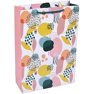 gift paper bag 34abundance34 for marriage birthday holiday purpose 9x13x35 inchmedium - multicolor