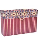 Sapco Gift Paper Bag "Indian Brocade" (15X12X4-Inch-Extra Large) Perfect For Diwali, Indian Gifiting - Multicolor, 1 Count