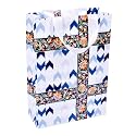 Sapco Paper Bag Premium Thick Card "Indie Fusion" Carry Bag For Gifting Purpose And Festive Occasions (9X13X3.5-Inch) (Pack Of 10, Medium),Multicolor