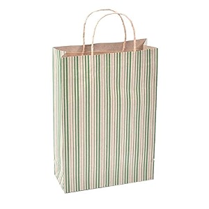 sapco paper bag carry bag for marriage birthday holiday pack of 10green9x13x35-inch