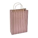 Sapco White Kraft Polka Dot Gift Paper Bag for Wedding, Birthday Packing Carry Bag Pack of 10(Pink_15x12x4-Inch-XL)