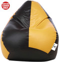 Sapience XL Tear Drop Bean Bag Cover  (Without Beans)