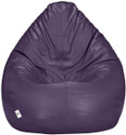 Sapience XXXL Tear Drop Bean Bag Cover  (Without Beans) (Purple)