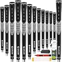SAPLIZE G30 Classic Golf Grips Set, Popular Picks with Great Value, High-Performance Anti-Slip Rubber Golf Club Grips for Men and Women, Standard, Midsize, Jumbo or Undersize, DIY-Ready with Tapes or Full Regripping Kit