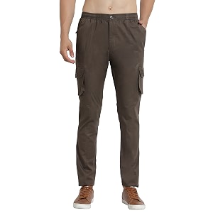SAPPER Regular Fit Cotton Cargo Pants for