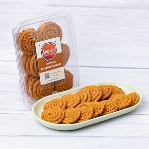 sapre39s bhajani chakli 500gm  murukku  namkeen  crispy amp crunchy snacks  maharashtrian bhajni crispy chakli  diwali faral  ready to eat  lite snack  traditional indian snacks  no added colours  diwali gift for family amp friends
