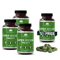 SAPTAMVEDA Premium Supergreen 120Tablets (Pack of 4) | Natural Multivitamin | Contains Moringa, Wheatgrass, Spirulina &amp; Barely Grass