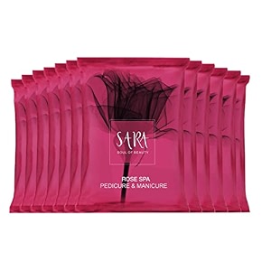 sara rose spa pedicure manicure kit for soft amp relaxed hands and feet  12packets x 50gm
