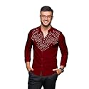 SARAAI Men39s Cotton Blend Full Sleeve Slim