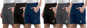 Sarahna Solid Men Multicolor Sports Shorts