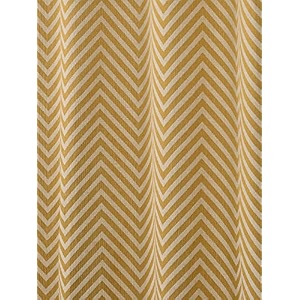 saral home easy living chevron designer curtains yellow door 7 feet- 1pc blackout